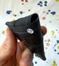 Inner Tube Coin Samosa - Medium Blue Stripe - Second: Bottom Gap - Super Seconds - Image 2
