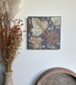 Mosaic Floral Art - Autumn Leaves Mosaic Wall Plaque in Grey - Image 2