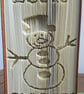 Snowman CUT & FOLD Book Folding Pattern - EMAILED PDF PATTERN - Image 1