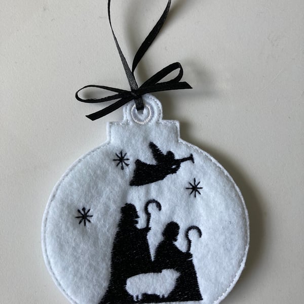 813. Shepherds Christmas tree hanging ornament.