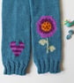 Scarf with Bold Scandi Flower Design - Image 2