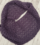 Purple Infinity Scarf - Handmade - Crochet - Practical Gifts for Her - Image 6
