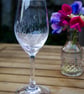 Hand Engraved Wine Glass