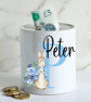 Personalised Ceramic Childrens Bunny Rabbit Money Pot - Variations - Image 1