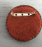 Hand Embroidered Fabulous Fox Brooch - Image 3