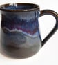 Blue Glazed Mug - Hand Thrown Stoneware Ceramic Mug 