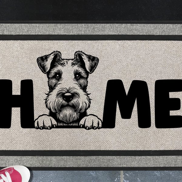 Fox Terrier Home Door Mat No.4 - All Weather Welcome Mat - 45x70cm 