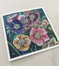 Set of 4 Floral Art Cards - Image 5