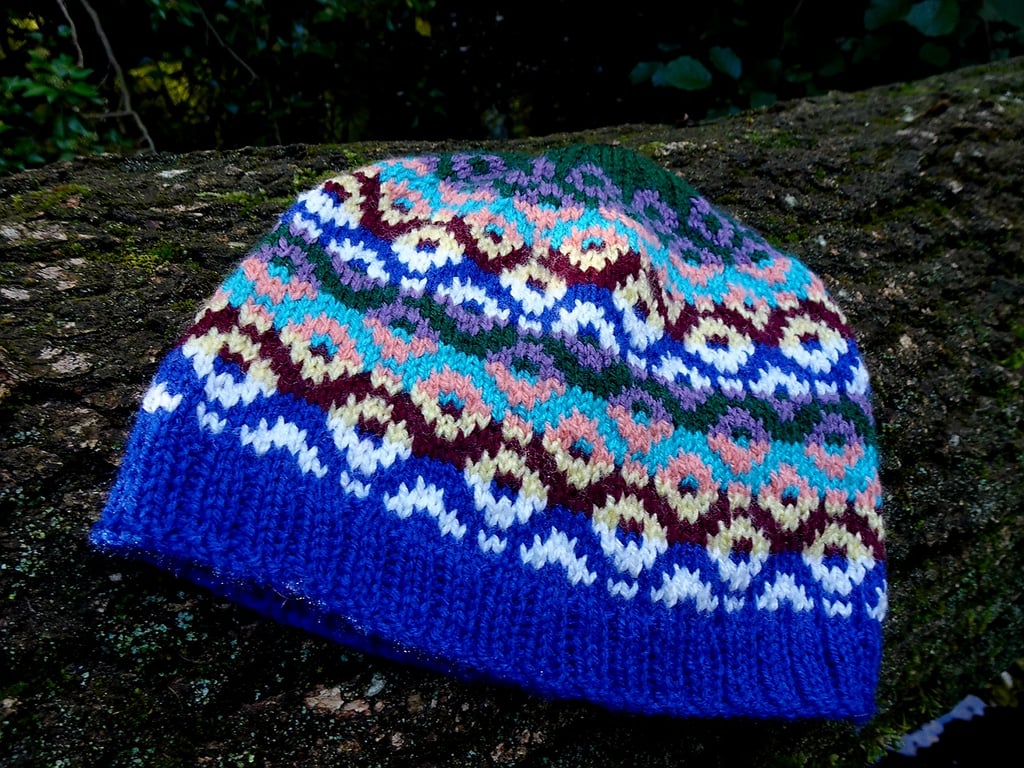 Fair Isle handknitted hat 