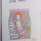 Small Prophets inspired original drawing 