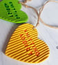 Knitting addict heart tag decoration ONE SUPPLIED - Image 2