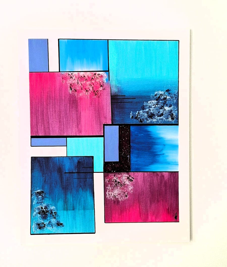 Original Abstract Acrylic Painting - Abstract Art – Contemporary Art
