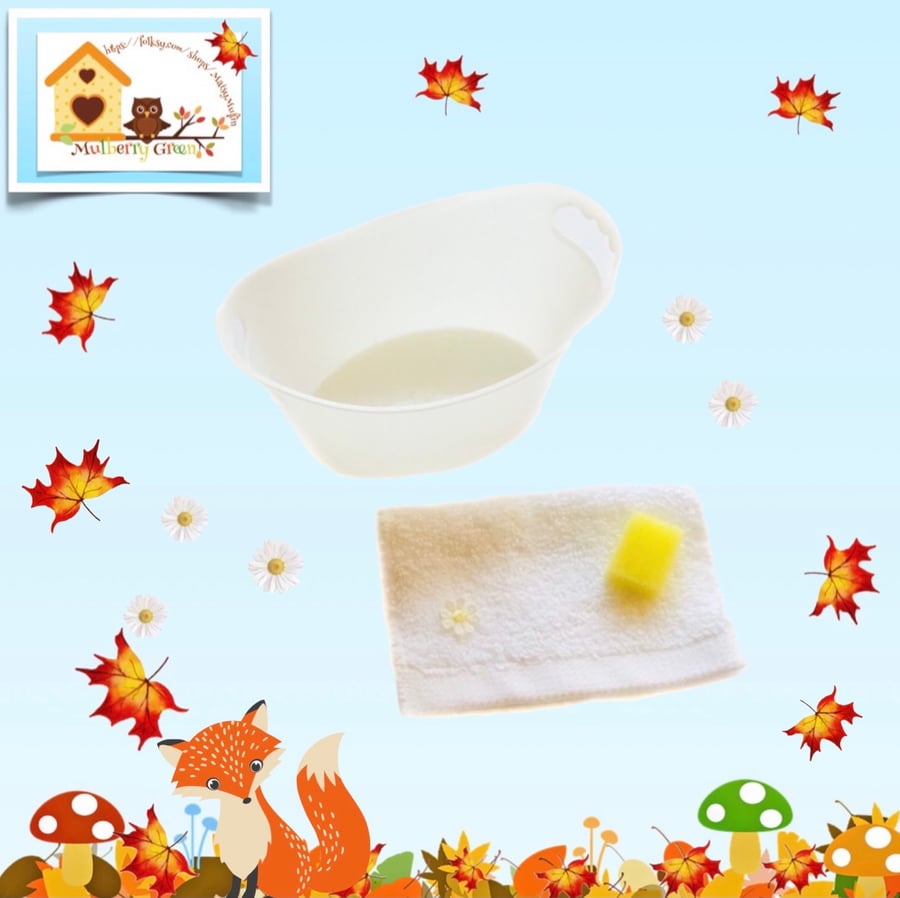 Baby Daisy Bathtime Set