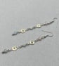 Wirework spiral drop earrings with multicoloured beryl stones - Image 5
