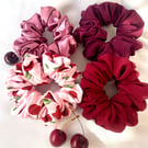 Cherry scrunchie bundle