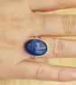 Blue Kyanite ring. Adjustable 925 sterling silver rings for women - Image 2