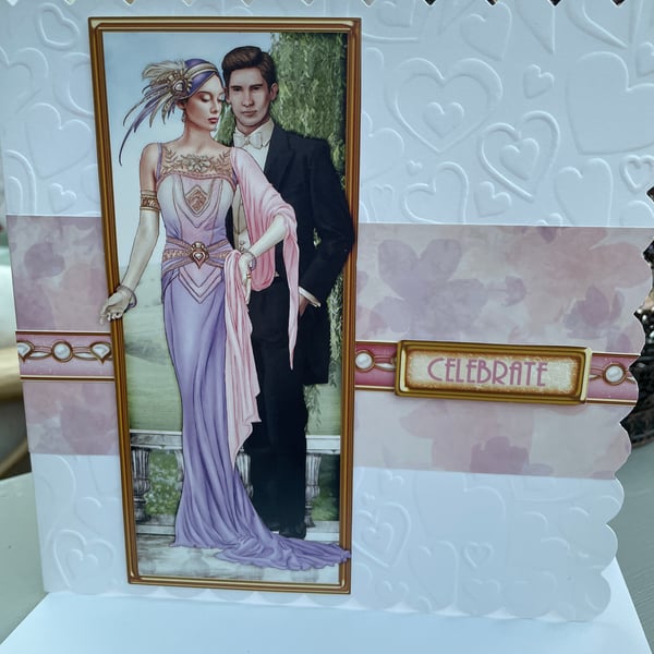 For a special couple elegant Art Deco wedding o... - Folksy