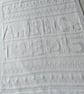 ABC baby blanket in white cotton mix yarn  - Image 1