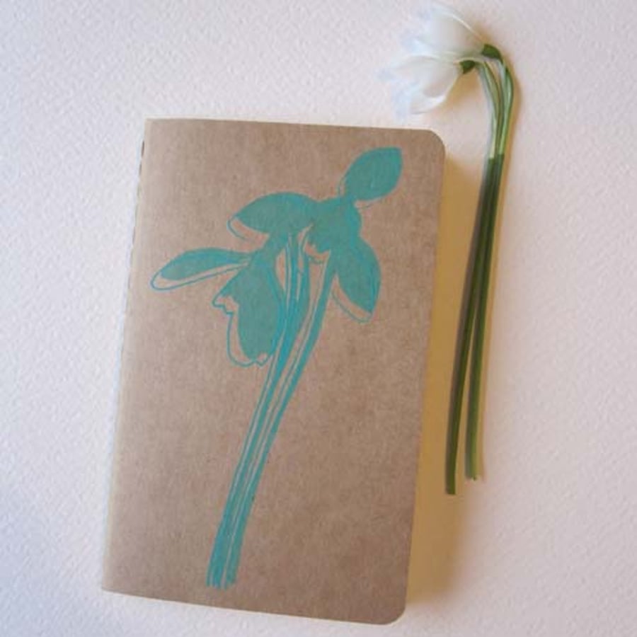 Pocket Moleskine notebook - Snowdrops 