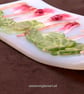 Unique Handmade Fused Glass Cyclamen on opaline Trinket Dish - Image 4