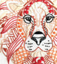 Lion Embroidery Kit - Embroidery Kit - Image 5