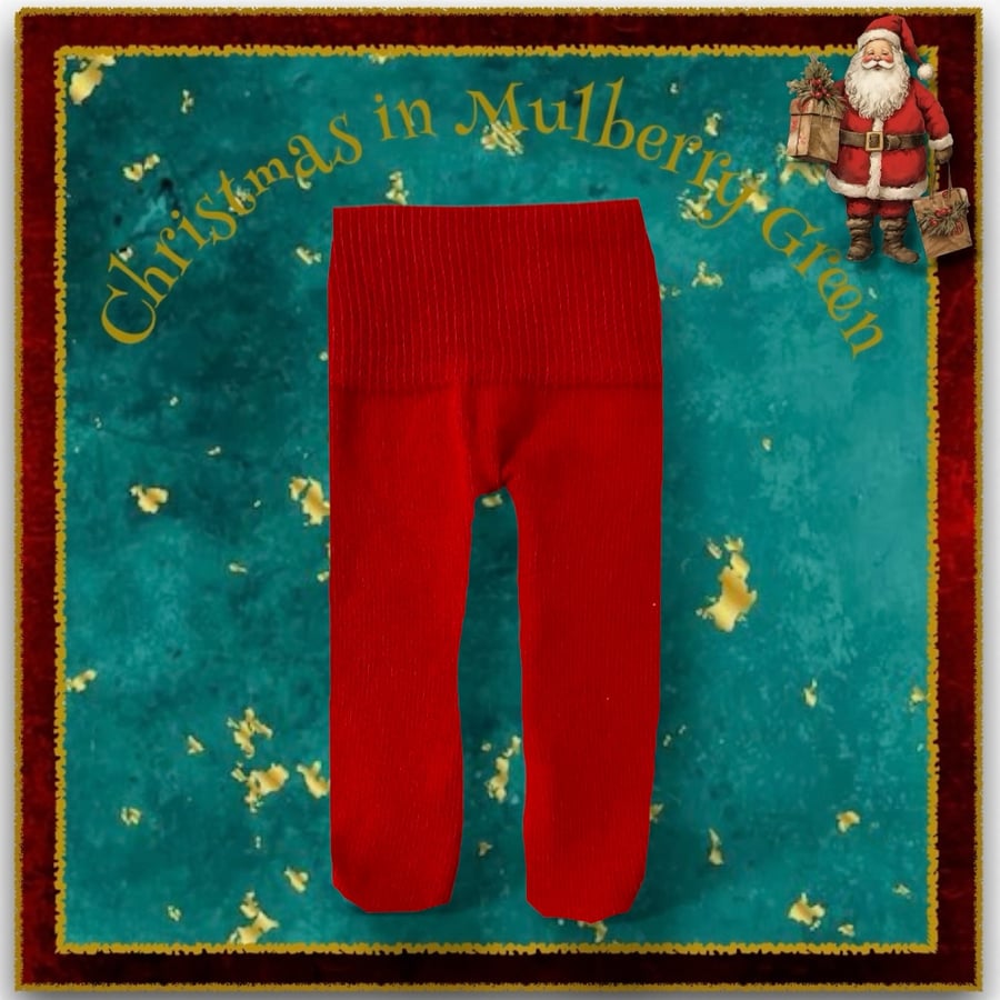 Reserved for Beverly - Red Tights