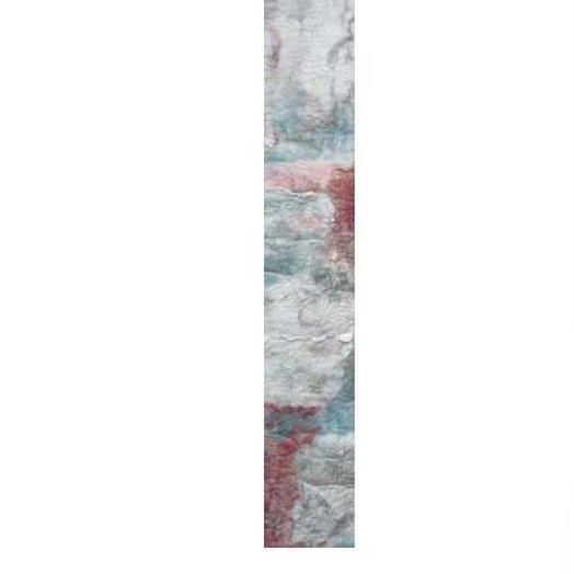 Felt wall hanging, Abstract hand felted picture, pale turquoise art
