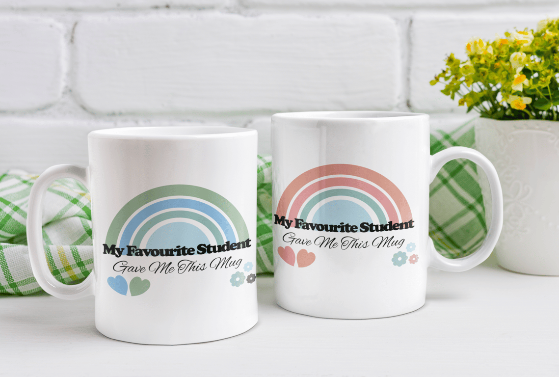 Favourite Students Mug Funny Teachers Mug Teacher Appreciation Christmas Or End 