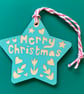 Merry Christmas star decoration  - Image 4