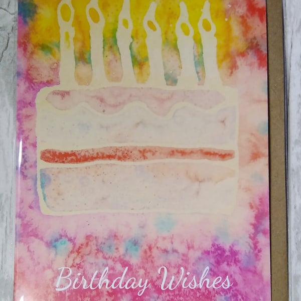Birthday Cake Birthday card. Happy Birthday.
