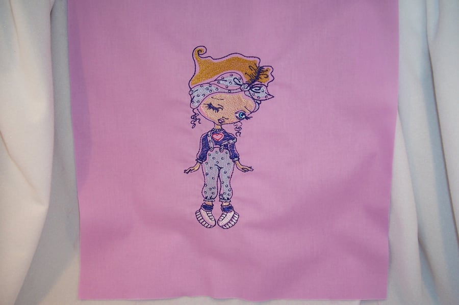 Ten Ready Embroidered Blocks to Sew into a Quilt and Pillow for Teenager.