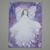 original art hand painted angel painting ( ref FA 230 PNG4 )