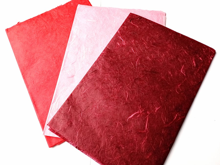 Natural, Mulberry Bark Fibres Paper, Present Wrap, Decorative 