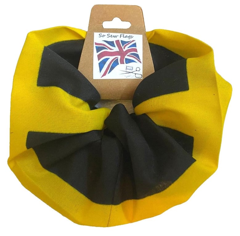 Saint St Davids Wales Flag Hair Scrunchie Scrunchies Accessory Band Elastic