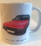 Ford Capri Mk3 1699 1981 - 11oz Ceramic Mug for the Enthusiast - Image 2