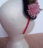 Pink floral fascinator  - Image 4