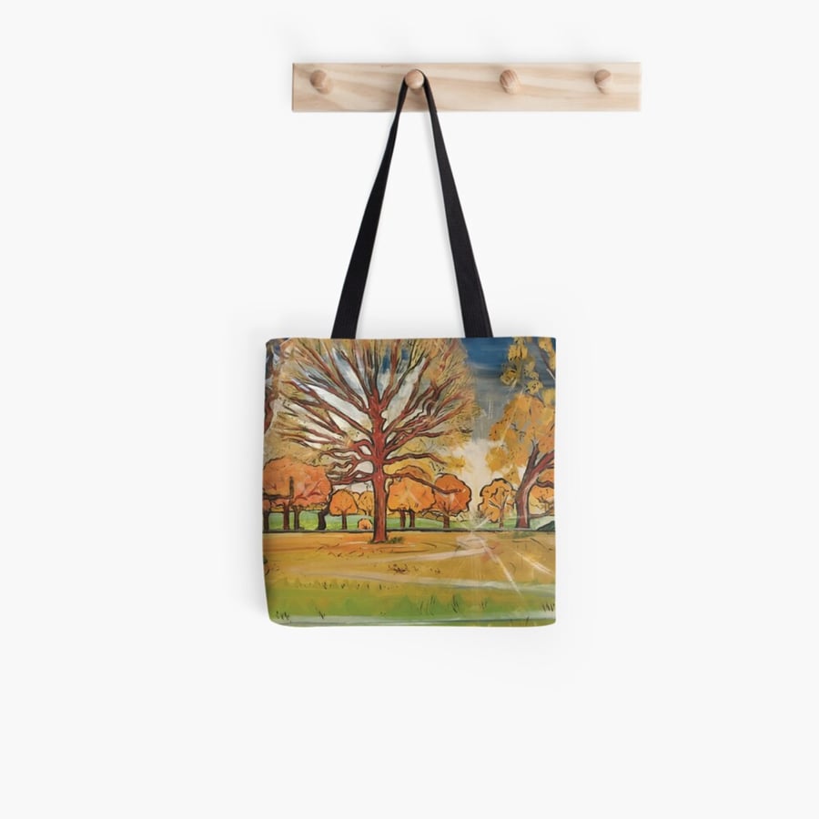 Beautiful Tote Bag Featuring A Design Based On An Original Painting