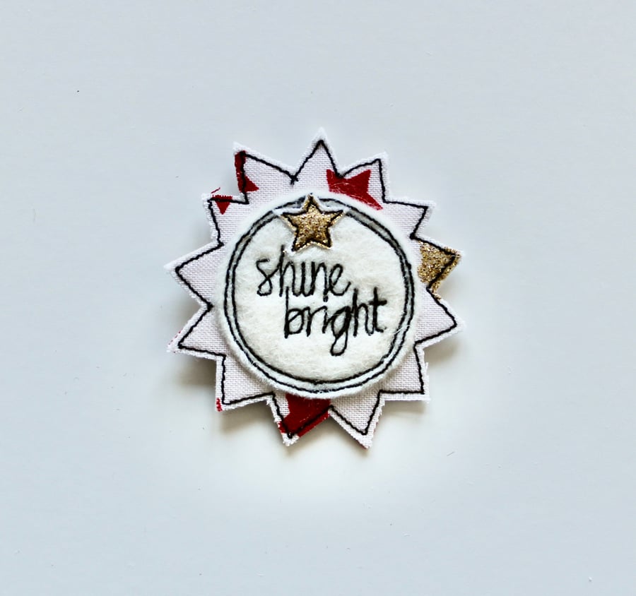 'Shine Bright' Handmade Magnet