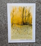Winter Sun. Blank Card. Original Painting. 260190 - Image 3