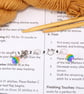 Row Counter Chain - Rainbow Stripe - Numbered Knitting Counting Chain Minimal Re - Image 5