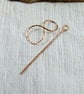 Shawl Pin, Copper Celtic Infinity Knot - Image 3