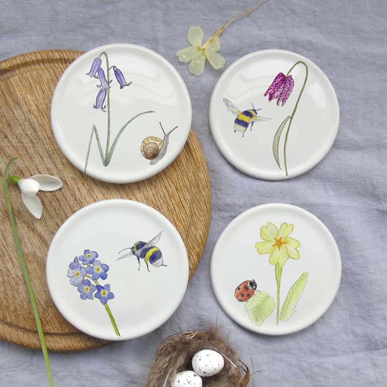 Spring Flower Coasters