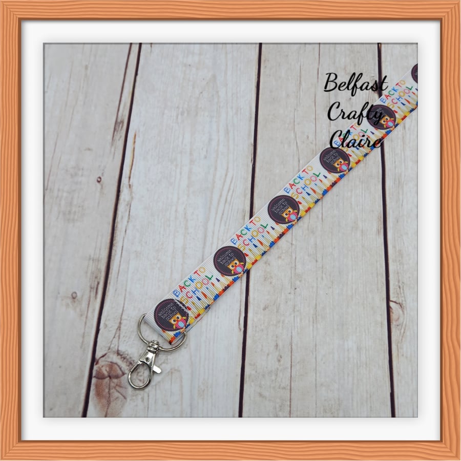 Lanyard Neck Strap - Back To School  - Badge ID Phone Keys Office Travel - Gift