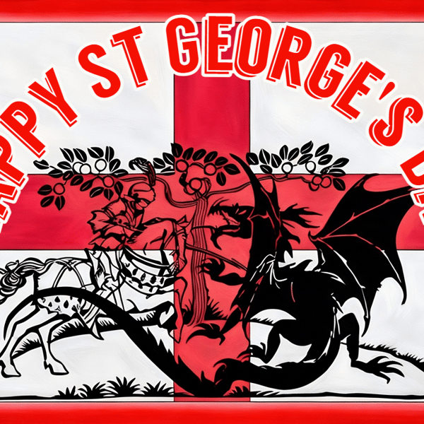 Happy St George's Day A5 Greeting Card 