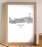 Marathon Skyline Personalised Art Print - Image 3