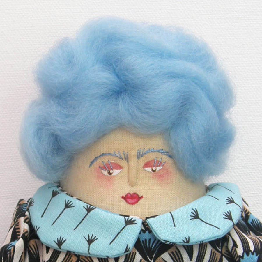 Esther, a handmade rag doll