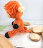 Crochet Highland Cow Plush Toy: Handmade Acrylic Softie - Image 5