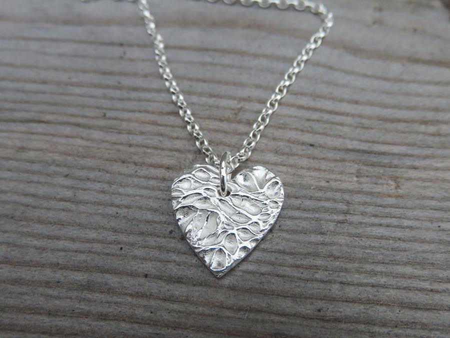 Opuntia Heart Necklace small