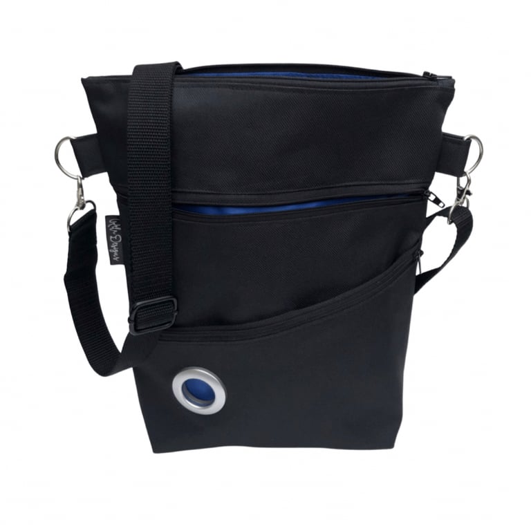 Dog walking bags, waterproof black