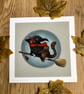 Cat Witch Art Print - Image 3